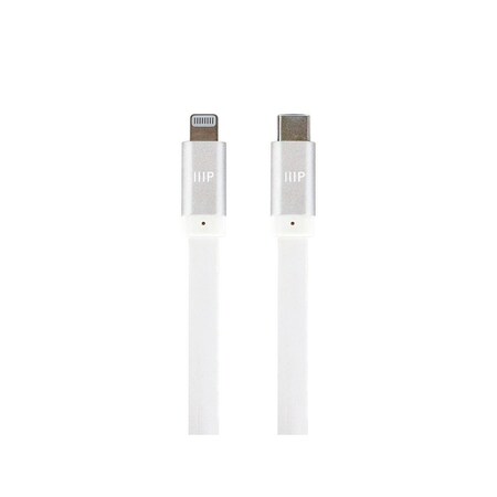 Monoprice Cabernet Series Apple MFi Certified Flat Lightning to USB Type-C Rapid 38400